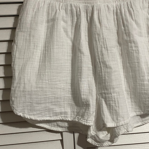 White Women's Shorts - Picture 3 of 9